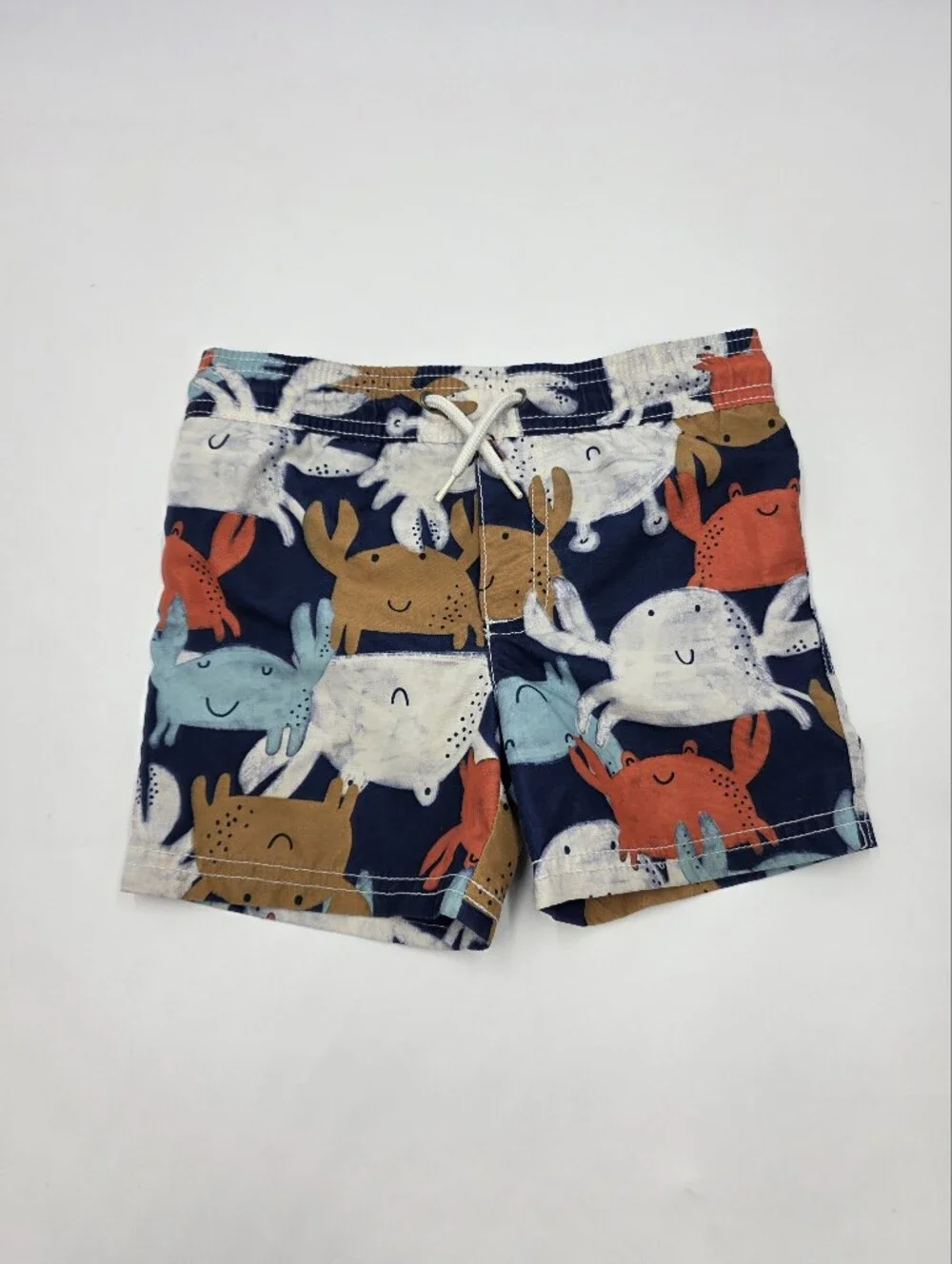 Carter's boys' crab rashguard and swim trunks set size 2T